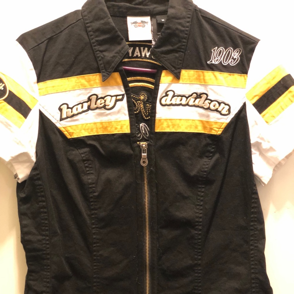 Zipper front shirt